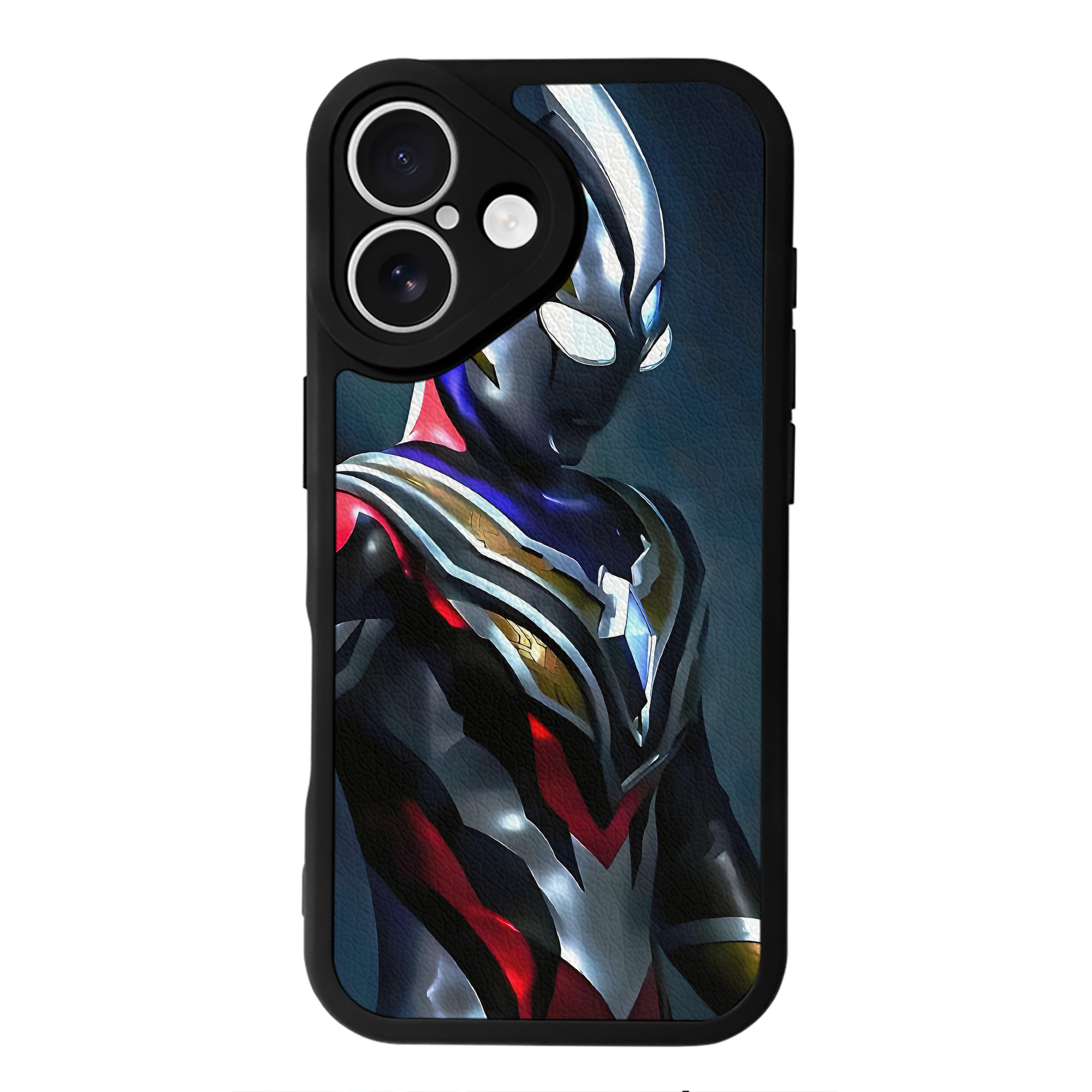 （画像用） ウルトラマン Ultraman 【iPhone 16シリーズ対応】シリコンスマホケース（レザー調） 材質：シリコン